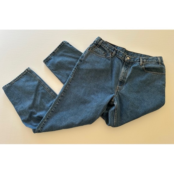 Vintage Levi’s Relaxed Straight Leg Jeans Men 38 Labeled 40 - Picture 2 of 13